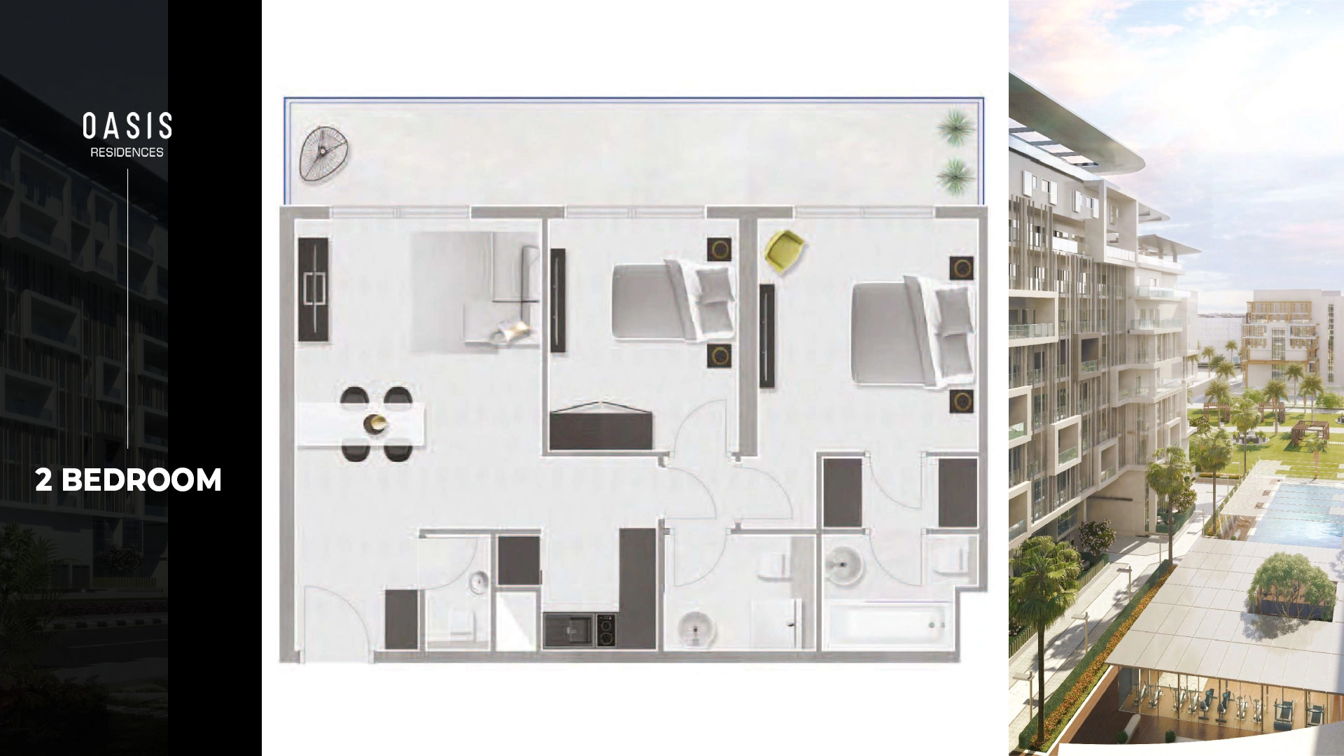 2 BR - Type B